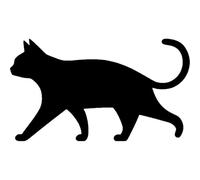 Azeeda 'Cat Walking Side View' Wall Stencil - XL (A3) (WS00078043)