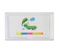 Azeeda 'Caterpillar in The Rain' Sticky Note Ruler Pad (ST00047290)