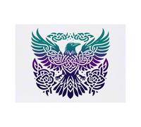 Azeeda 'Celtic Crow Motif' Temporary Tattoo - Water Resistant, Skin-Safe, Non-Toxic Transfer (TO00103147)