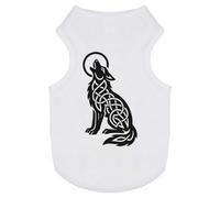 Azeeda 'Celtic Howling Wolf' Pet Dog/Cat T-Shirt, XS (PT00159140)
