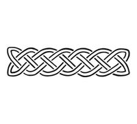 Azeeda 'Celtic Knotwork' Reusable Stencil - Durable Decorative Template for Painting and Spraying on Walls, Tiles, Wood, Fabric & Craft Projects - S (A6) (WS00063608)