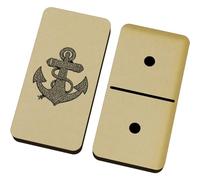 Azeeda 'Celtic Ship Anchor' Domino Set & Box (DM00053147)