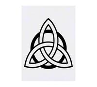 Azeeda 'Celtic Triquetra Knot' Temporary Tattoo - A6 (TO00092815)