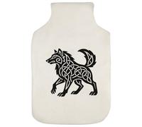 Azeeda 'Celtic Wolf' Hot Water Bottle Cover (HW00042739)