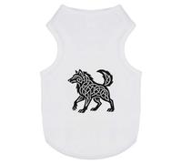 Azeeda 'Celtic Wolf' Pet Dog/Cat T-Shirt, L (PT00159147)