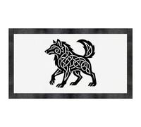 Azeeda 'Celtic Wolf' Pet Feeding Mat (PM00031081)
