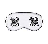 Azeeda 'Celtic Wolf' Sleep/Travel Eye Mask (EY00031164)