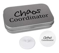 Azeeda 'Chaos Coordinator' Golf Markers Gift Set (GO00079759)
