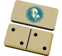 Azeeda 'Charles Darwin Monkeys Quote' Domino Set & Box (DM00054096)