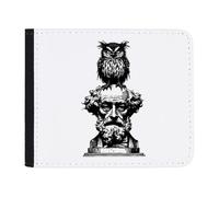 Azeeda 'Charles Dickens with Owl' Wallet (WL00027633)