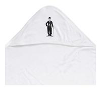 Azeeda 'Charlie Chaplin With Cane' Baby Hooded Towel (HT00043749)