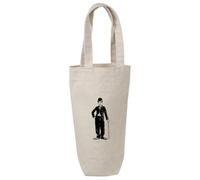 Azeeda 'Charlie Chaplin With Cane' Cotton Wine Bottle Gift/Travel Bag (BL00050342)