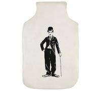 Azeeda 'Charlie Chaplin with Cane' Hot Water Bottle Cover (HW00050275)