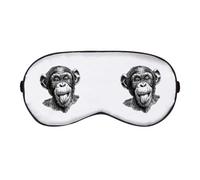 Azeeda 'Cheeky Chimpanzee' Sleep/Travel Eye Mask (EY00034679)