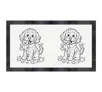 Azeeda 'Cheeky Cockapoo Dog' Pet Feeding Mat (PM00033141)