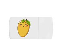 Azeeda 'Cheeky Mango' Pill Box with Tablet Splitter (PI00044945)