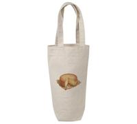 Azeeda 'Cheese Wheel' Wine Bottle Bag - Natural (BL00051113)