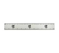 Azeeda 'Cheetah Portrait' 30cm (12 Inch) White Plastic Ruler (RL00116020)