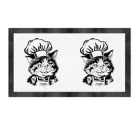 Azeeda 'Chef Cat' Pet Feeding Mat (PM00033871)