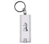 Azeeda 'Chess Knight Piece' LED Torch Keyring - Compact Pocket Flashlight with Keychain - Handy Mini Light for Bags and Keys (KT00038641)