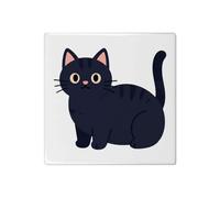 Azeeda 'Chibi Bombay Cat' 108mm Square Ceramic Tile (TD00040106)