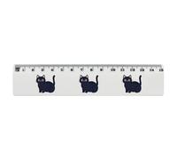 Azeeda 'Chibi Bombay Cat' 15cm (6 Inch) White Plastic Ruler (RL00108389)
