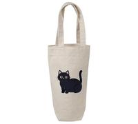 Azeeda 'Chibi Bombay Cat' Cotton Wine Bottle Gift/Travel Bag (BL00047999)