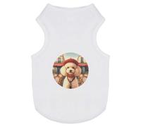 Azeeda 'Chic French Poodle' Pet Dog/Cat T-Shirt, L (PT00162611)