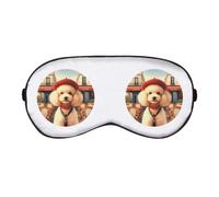 Azeeda 'Chic French Poodle' Sleep/Travel Eye Mask (EY00032028)