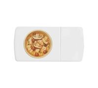 Azeeda 'Chicken & Mushroom Soup with Rice' Pill Box with Tablet Splitter (PI00043453)