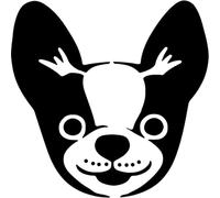 Azeeda 'Chihuahua Dog Face' Reusable Stencil - Durable Decorative Template for Painting and Spraying on Walls, Tiles, Wood, Fabric & Craft Projects - XXL (A2) (WS00082038)