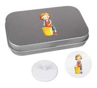 Azeeda 'Child and Bucket' Golf Markers Gift Set (GO00089485)