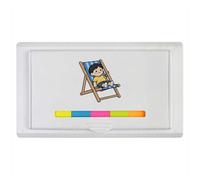 Azeeda 'Child on a Deck Chair' Sticky Note Ruler Pad (ST00044319)