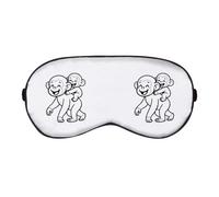 Azeeda 'Chimpanzee Mother & Baby' Sleep/Travel Eye Mask (EY00033676)