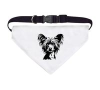 Azeeda 'Chinese Crested Dog' Pet Bandana - White, L (PD00082972)