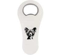 Azeeda 'Chinese Crested Dog Portrait' Bottle Opener Fridge Magnet (BO00105480)