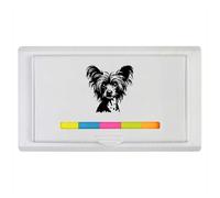 Azeeda 'Chinese Crested Dog Portrait' Sticky Note Ruler Pad (ST00047606)