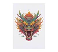 Azeeda 'Chinese Dragon Head' Temporary Tattoo - A6 (TO00085819)
