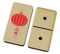 Azeeda 'Chinese Lantern Illustration' Domino Set & Box (DM00059135)