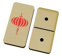Azeeda 'Chinese Lantern Illustration' Domino Set & Box (DM00059136)