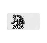 Azeeda 'Chinese New Year 2026' Pill Box with Tablet Splitter (PI00039152)