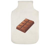 Azeeda 'Chocolate Bar Unwrapped' Hot Water Bottle Cover (HW00052733)