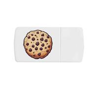 Azeeda 'Chocolate Chip Cookie' Pill Box with Tablet Splitter (PI00043104)