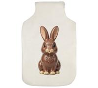 Azeeda 'Chocolate Easter Bunny' Hot Water Bottle Cover (HW00048187)