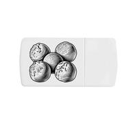 Azeeda 'Chocolate Truffles' Pill Box with Tablet Splitter (PI00041807)