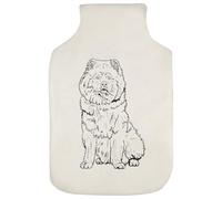 Azeeda 'Chow Chow Dog' Hot Water Bottle Cover (HW00044557)