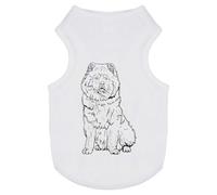 Azeeda 'Chow Chow Dog' Pet Dog/Cat T-Shirt, L (PT00166487)