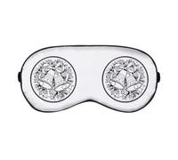 Azeeda 'Christmas Bells with Holly' Sleep/Travel Eye Mask (EY00034092)