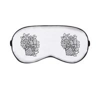 Azeeda 'Christmas Holly Basket' Sleep/Travel Eye Mask (EY00034096)
