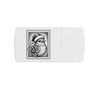 Azeeda 'Christmas Robin' Pill Box with Splitter (PI00046419)